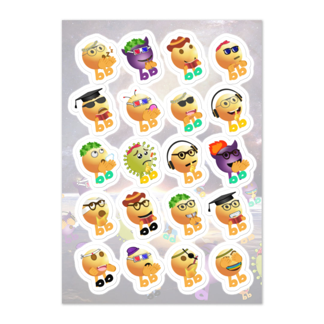 Megabb Buddy Stickers - Emojibb