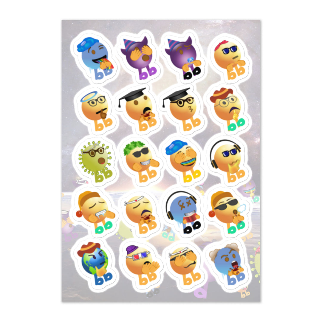 Megabb Buddy Stickers - Emojibb