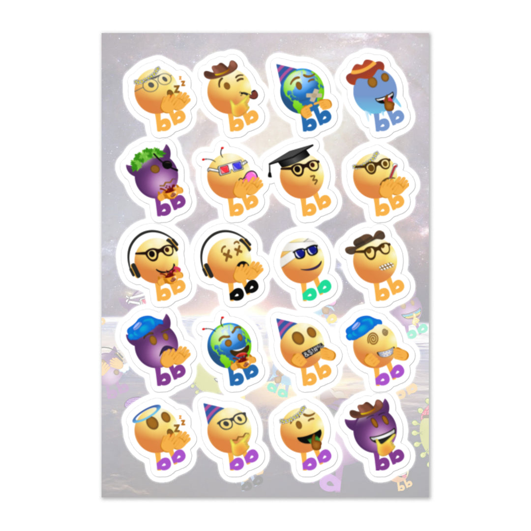 Megabb Buddy Stickers - Emojibb