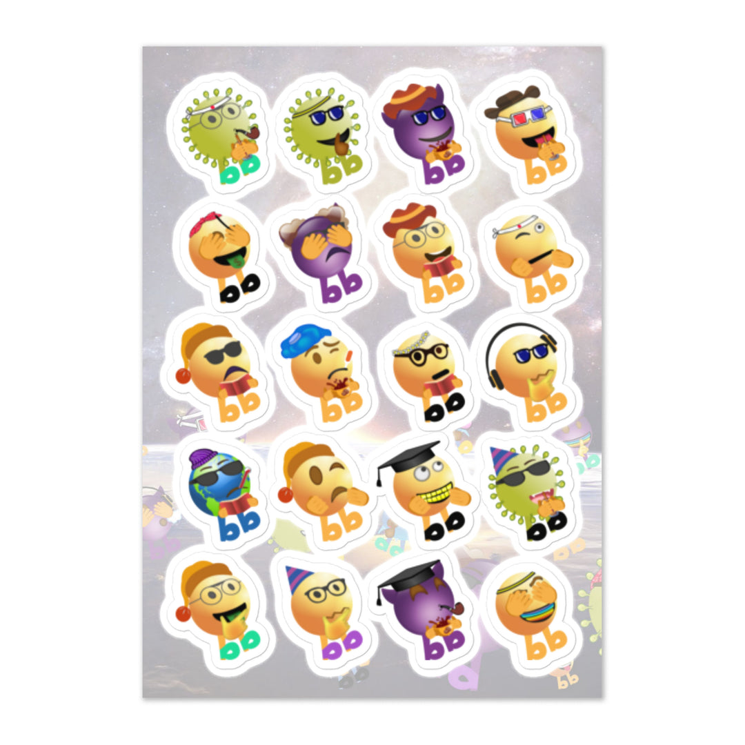 Megabb Buddy Stickers - Emojibb