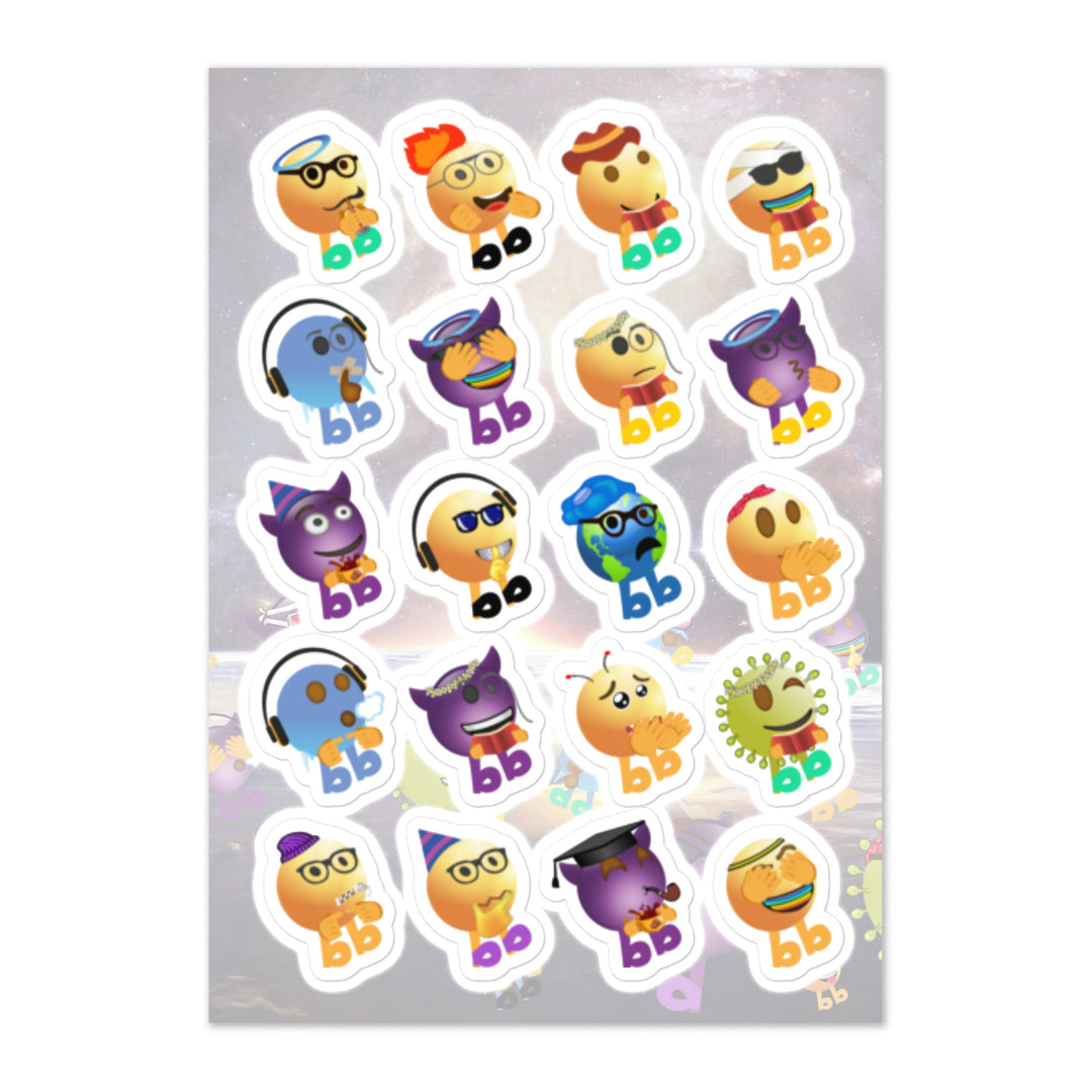 Megabb Buddy Stickers - Emojibb