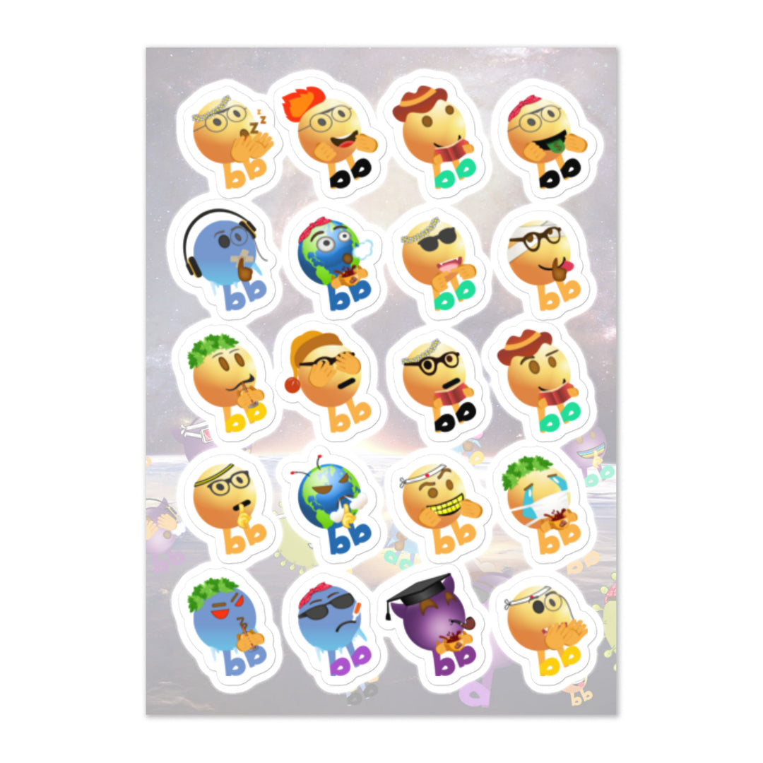 Megabb Buddy Stickers - Emojibb