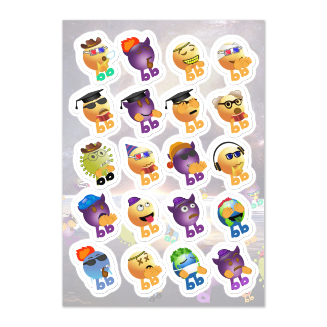 Megabb Buddy Stickers - Emojibb