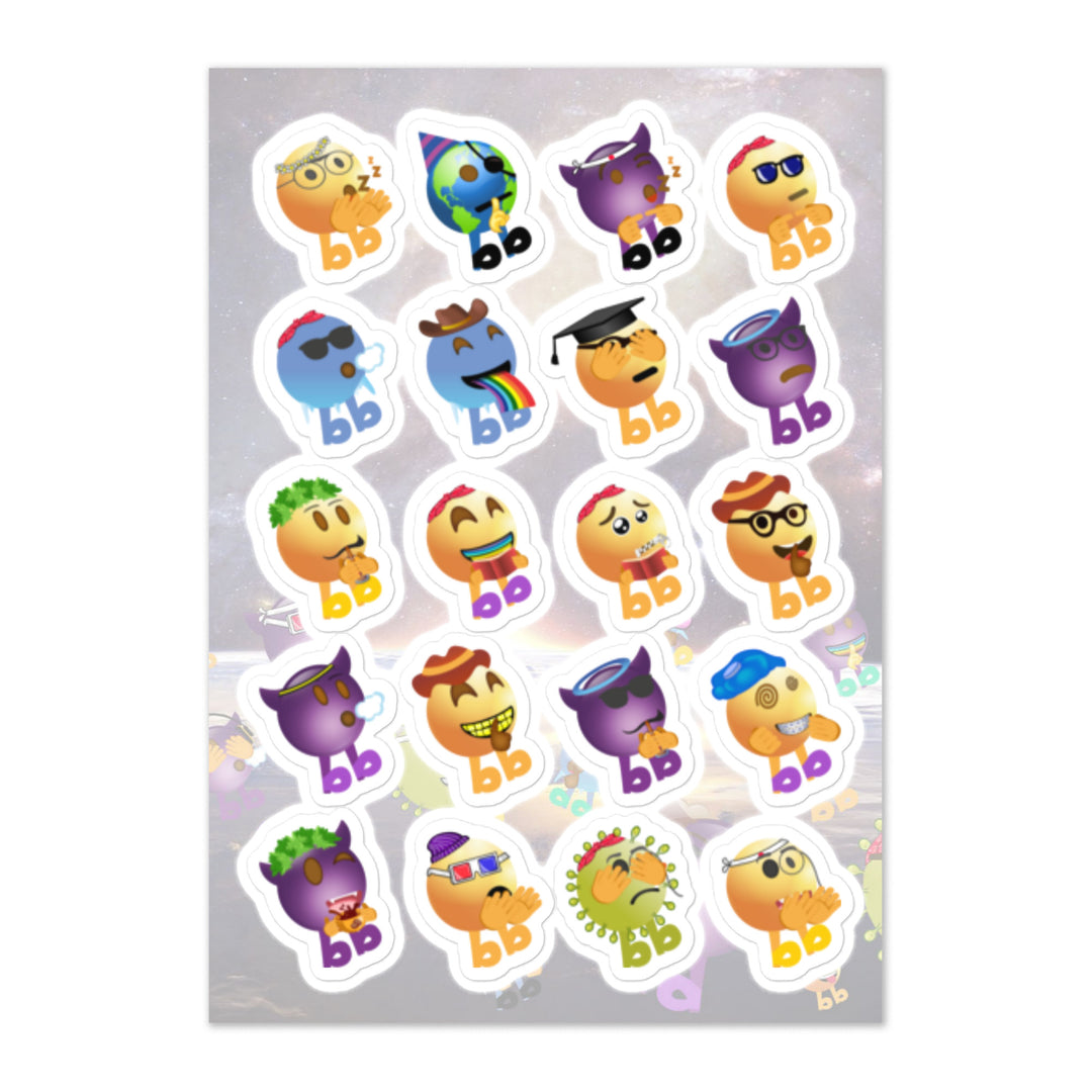 Megabb Buddy Stickers - Emojibb