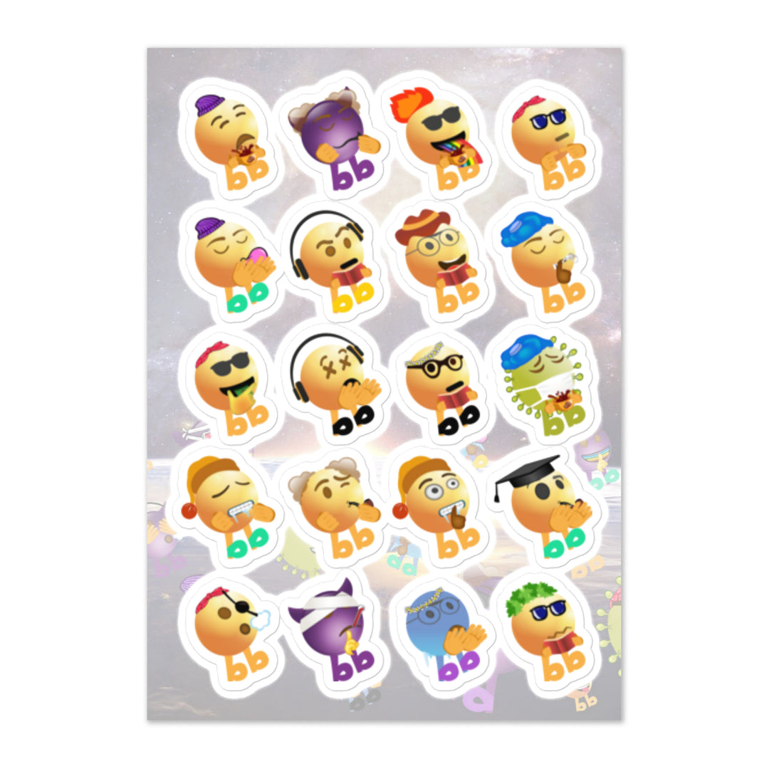 Megabb Buddy Stickers - Emojibb