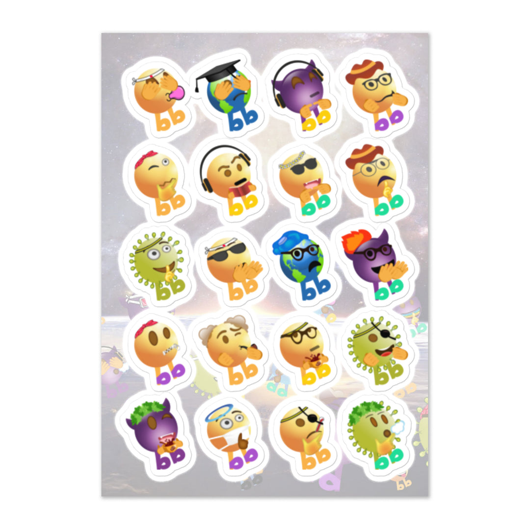 Megabb Buddy Stickers - Emojibb