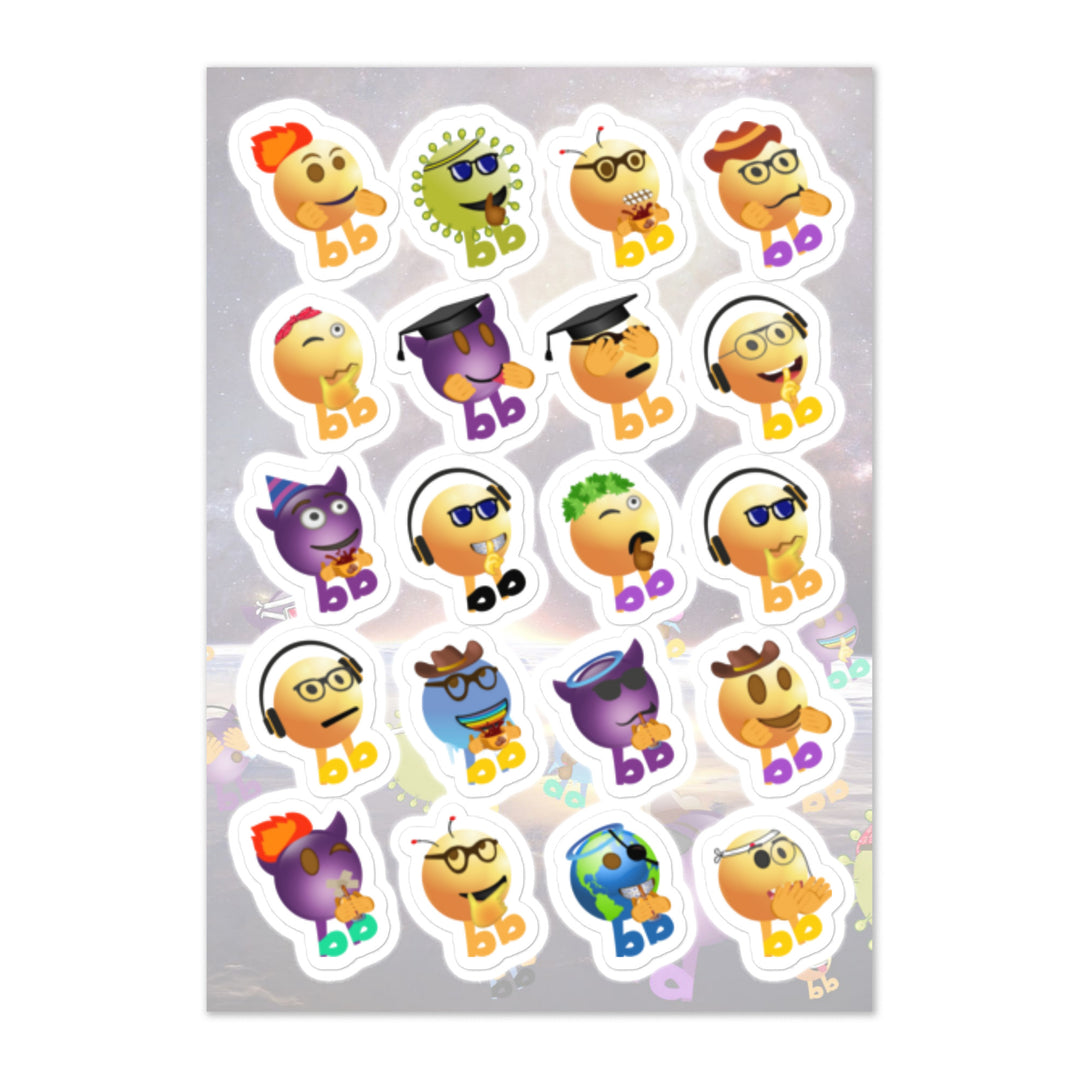 Megabb Buddy Stickers - Emojibb