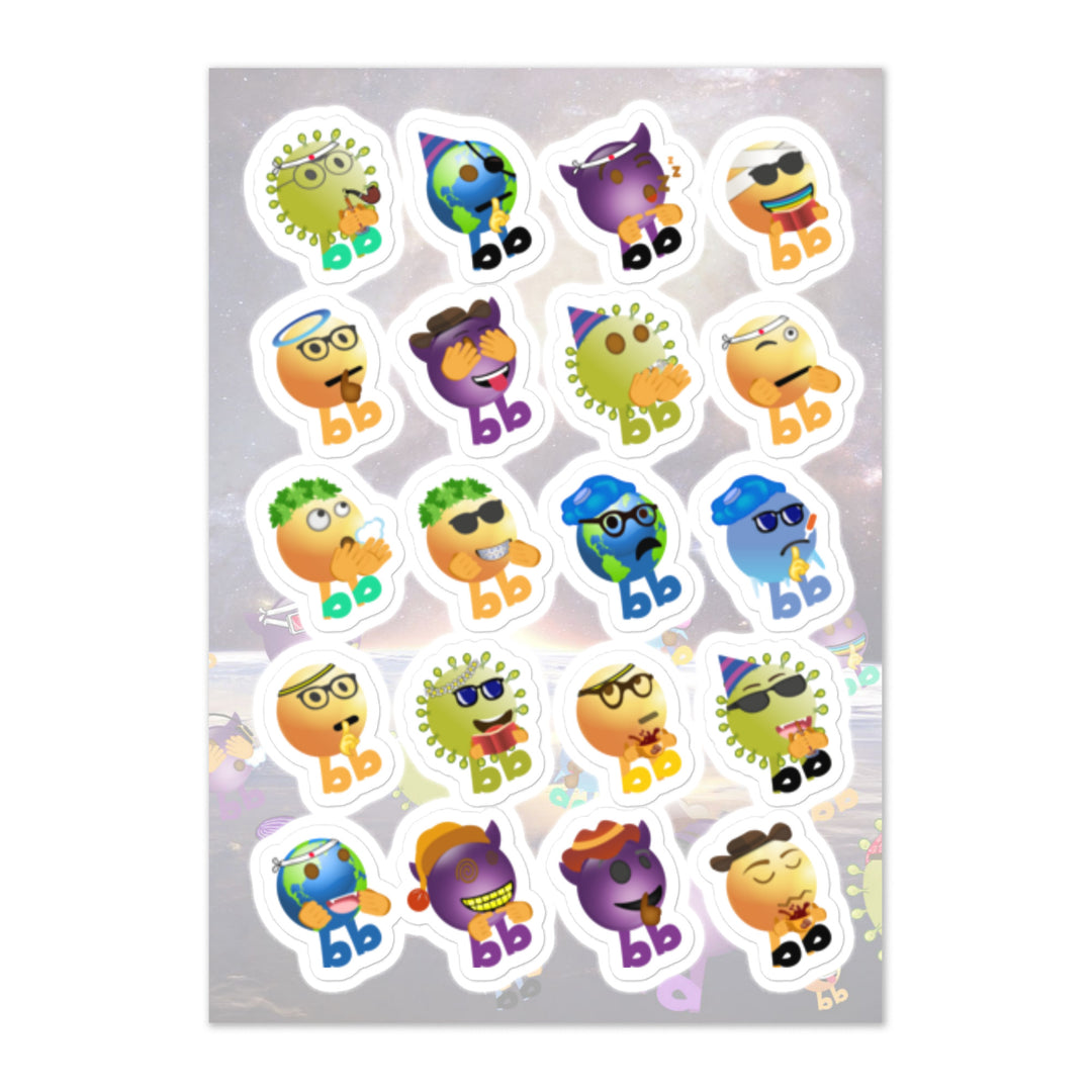 Megabb Buddy Stickers - Emojibb