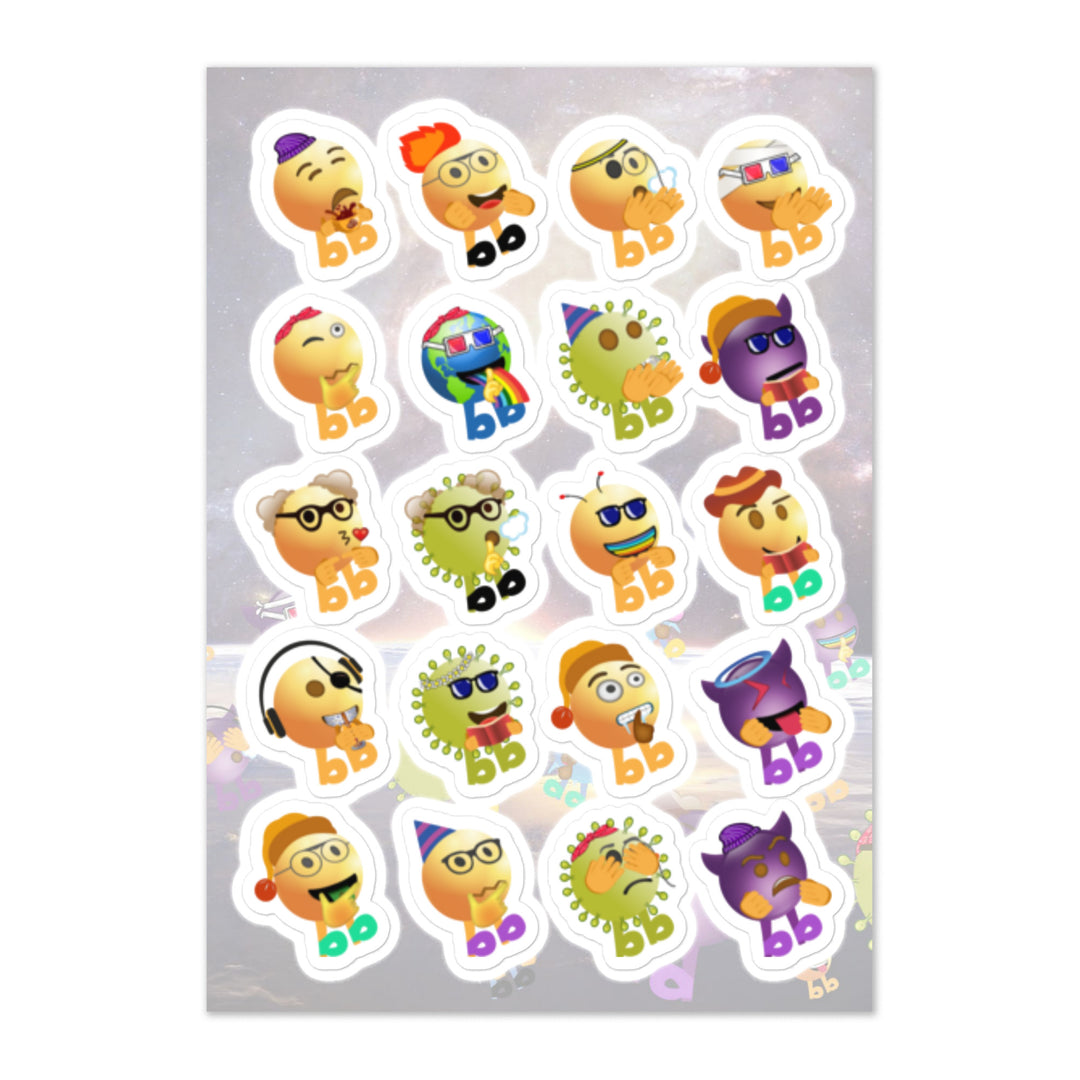 Megabb Buddy Stickers - Emojibb