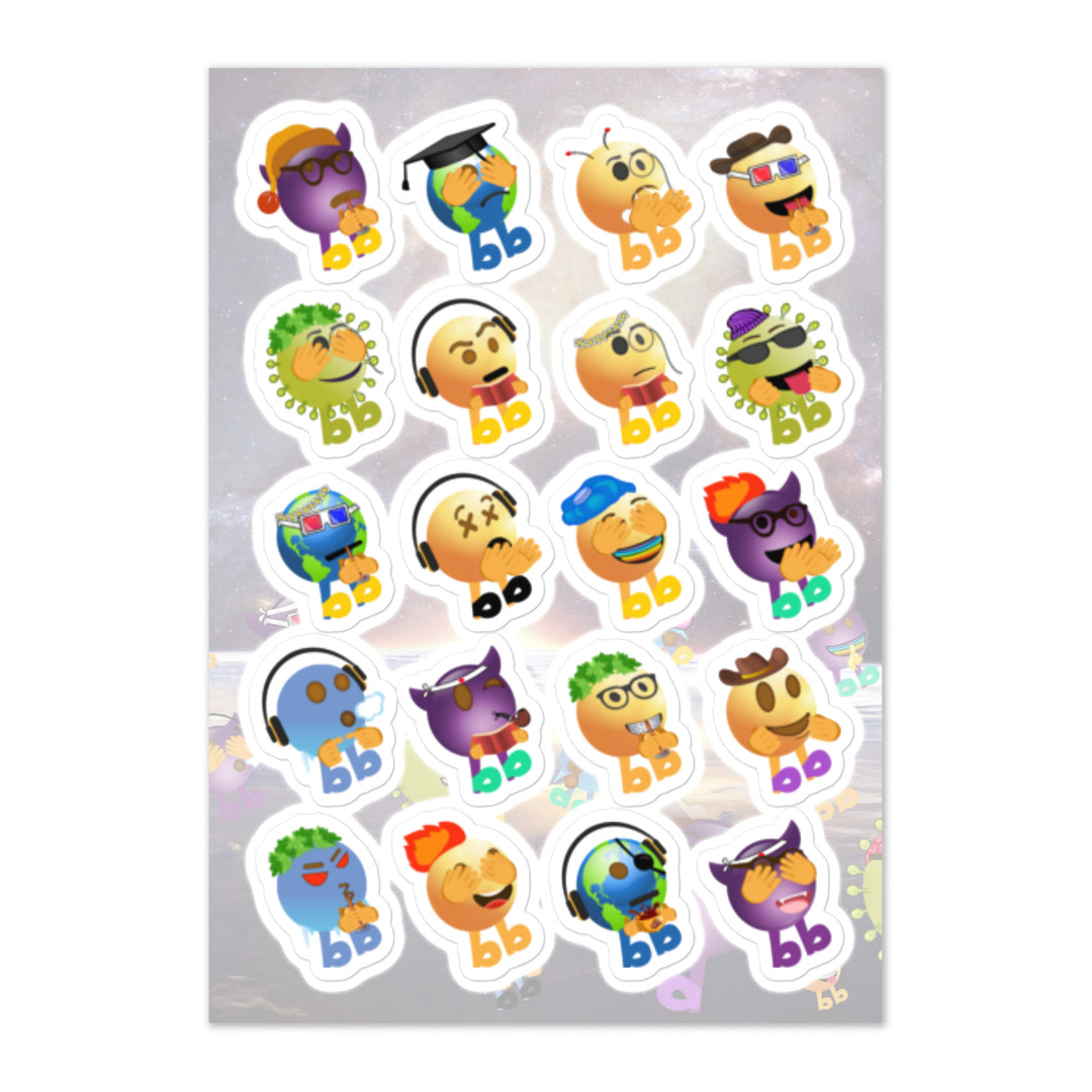 Megabb Buddy Stickers - Emojibb