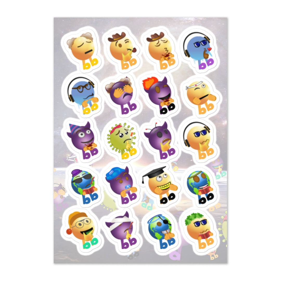 Megabb Buddy Stickers - Emojibb