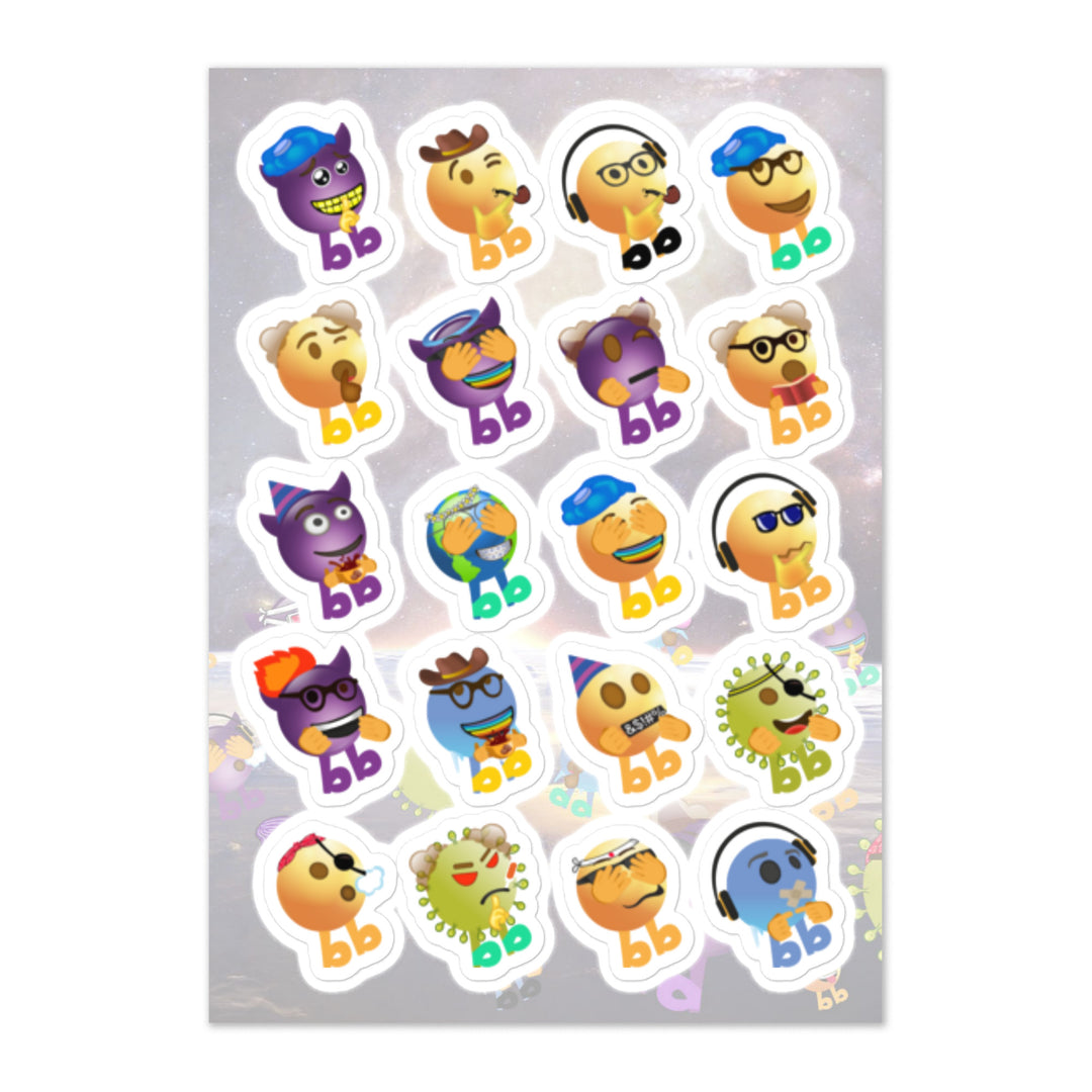 Megabb Buddy Stickers - Emojibb