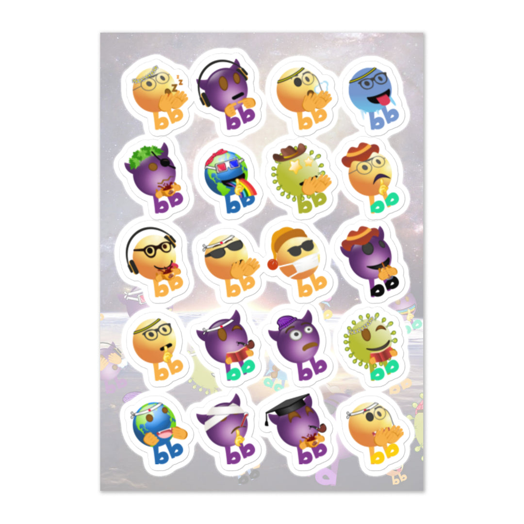 Megabb Buddy Stickers - Emojibb