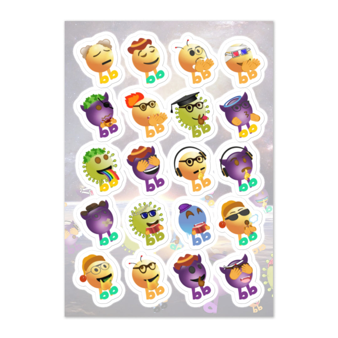 Megabb Buddy Stickers - Emojibb