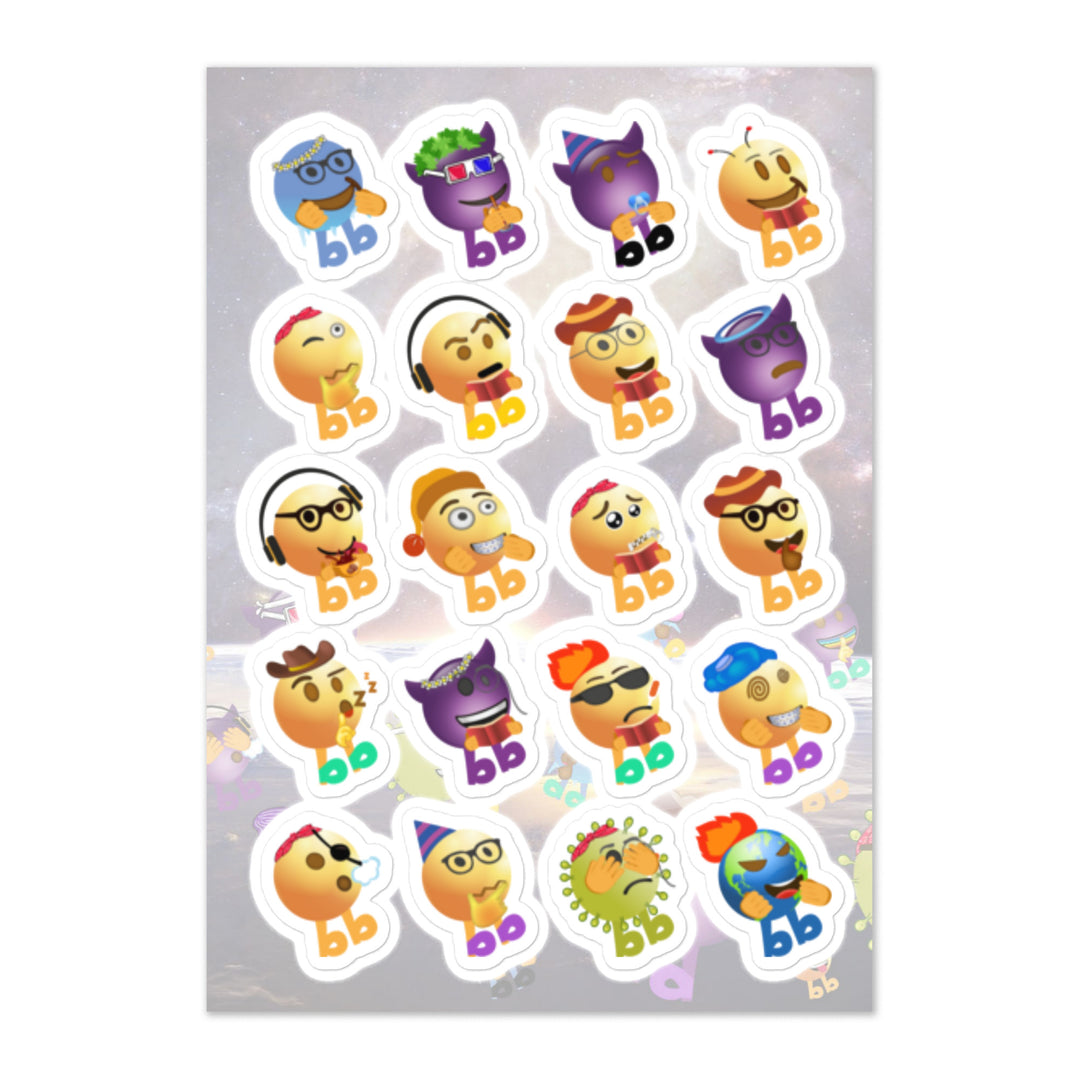 Megabb Buddy Stickers - Emojibb