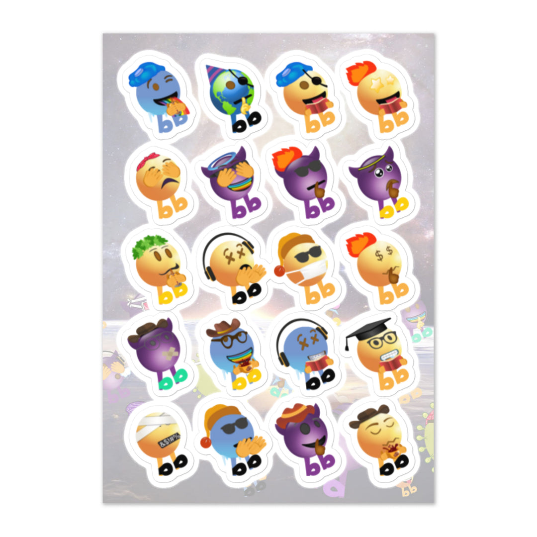 Megabb Buddy Stickers - Emojibb