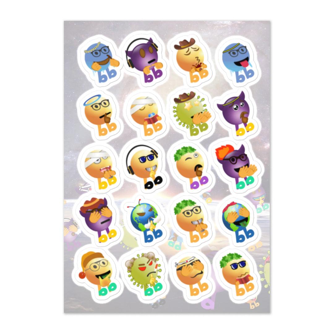 Megabb Buddy Stickers - Emojibb