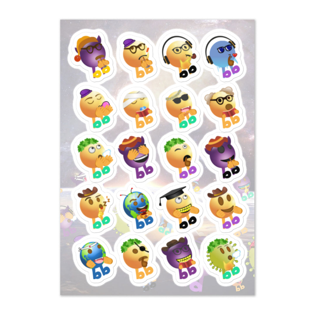 Megabb Buddy Stickers - Emojibb