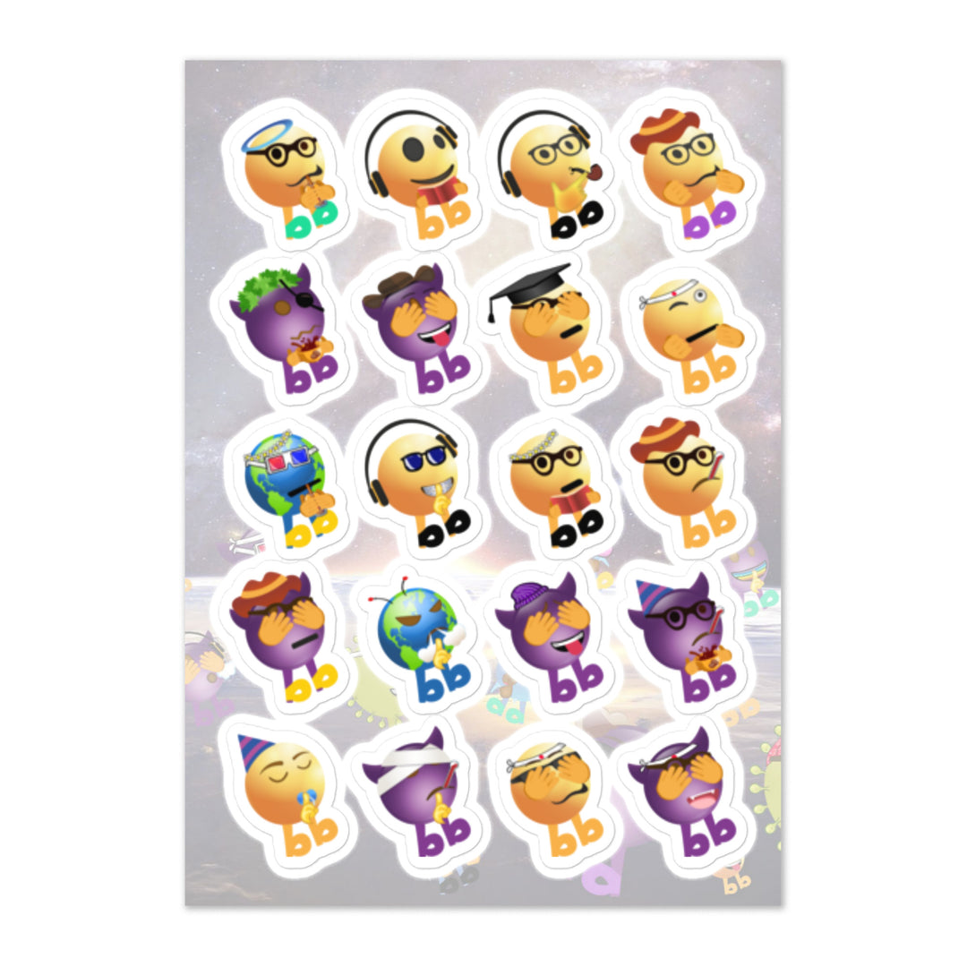 Megabb Buddy Stickers - Emojibb