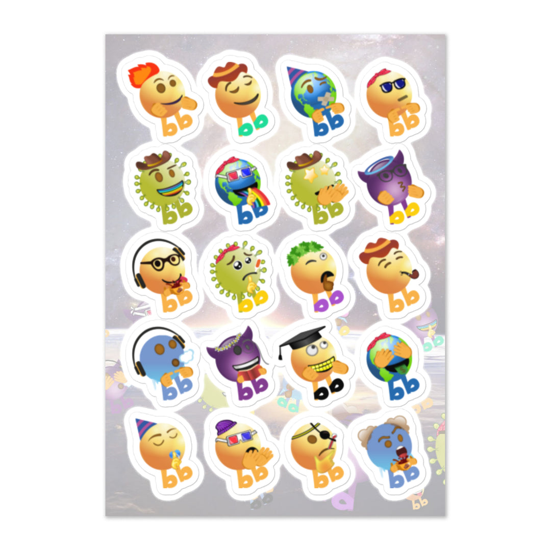 Megabb Buddy Stickers - Emojibb