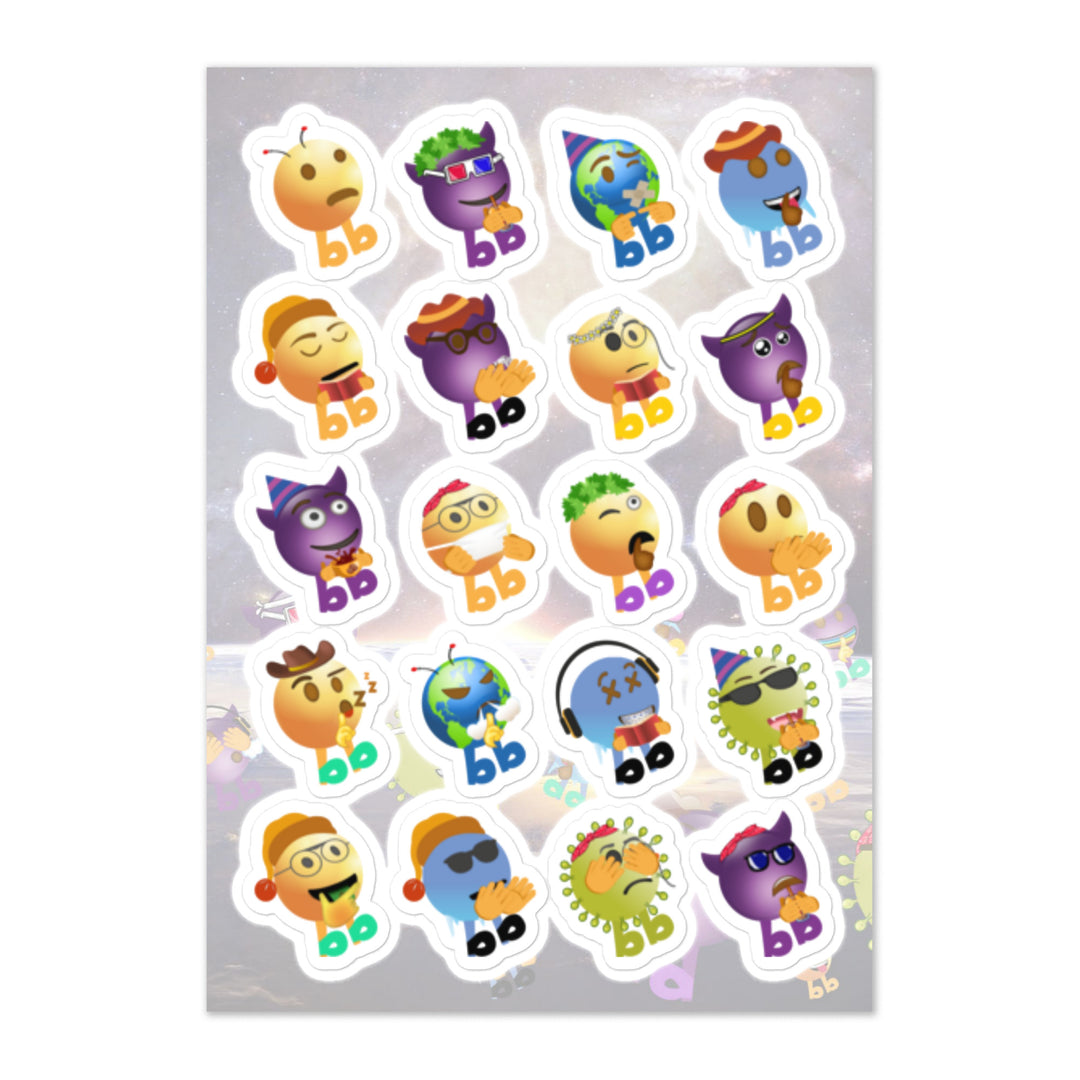 Megabb Buddy Stickers - Emojibb