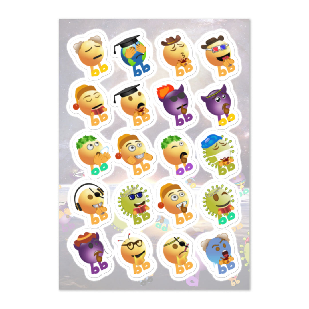 Megabb Buddy Stickers - Emojibb