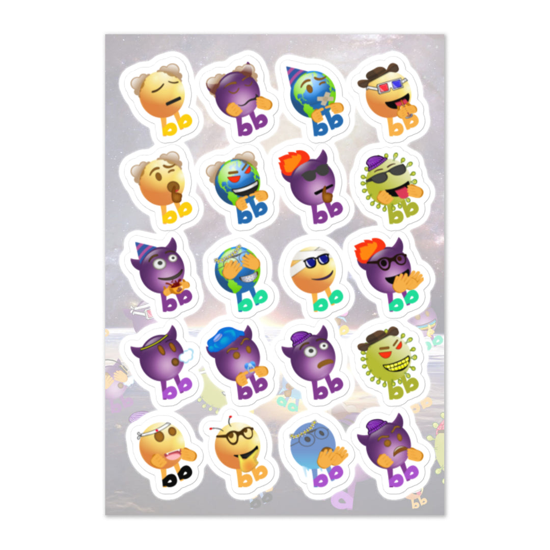 Megabb Buddy Stickers - Emojibb