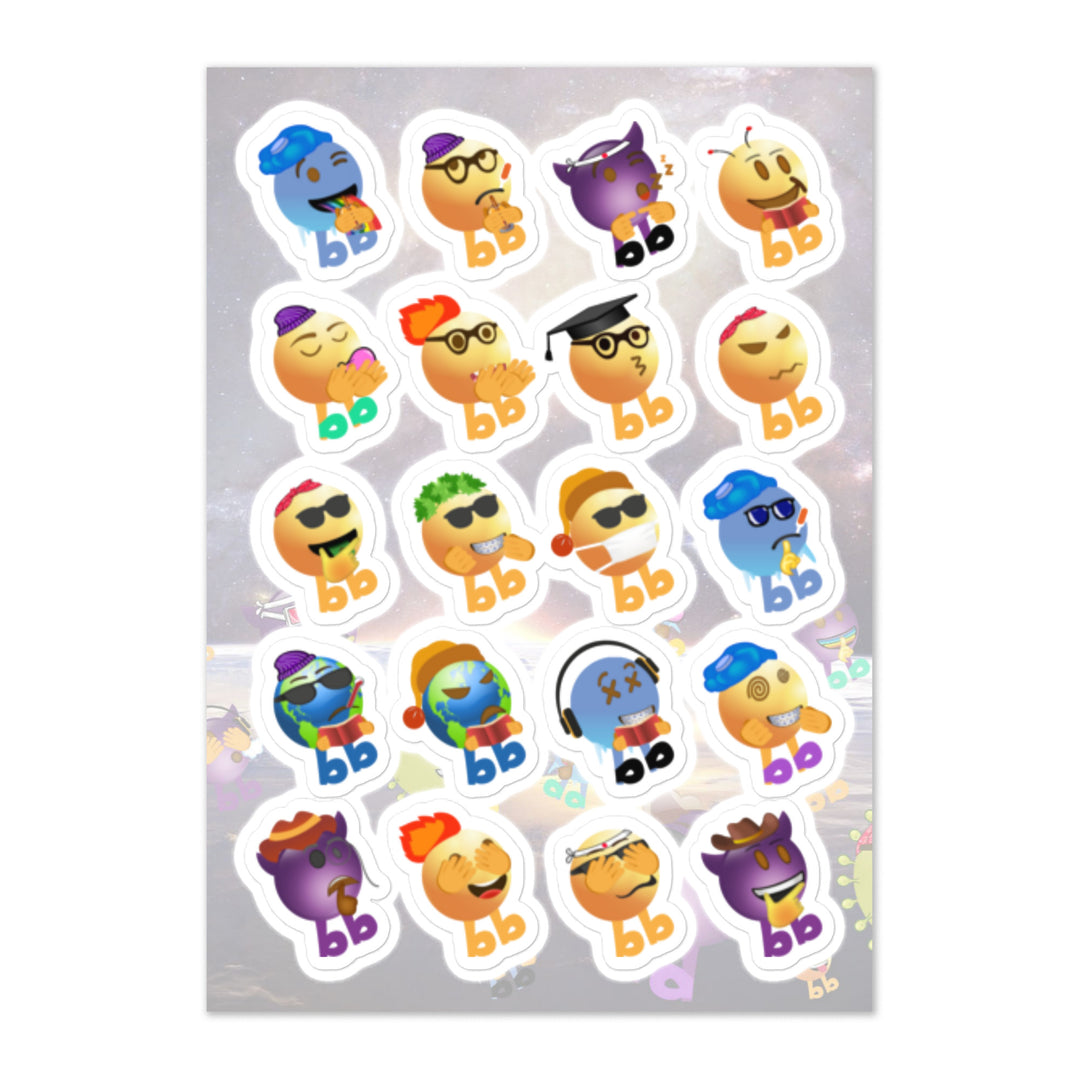 Megabb Buddy Stickers - Emojibb