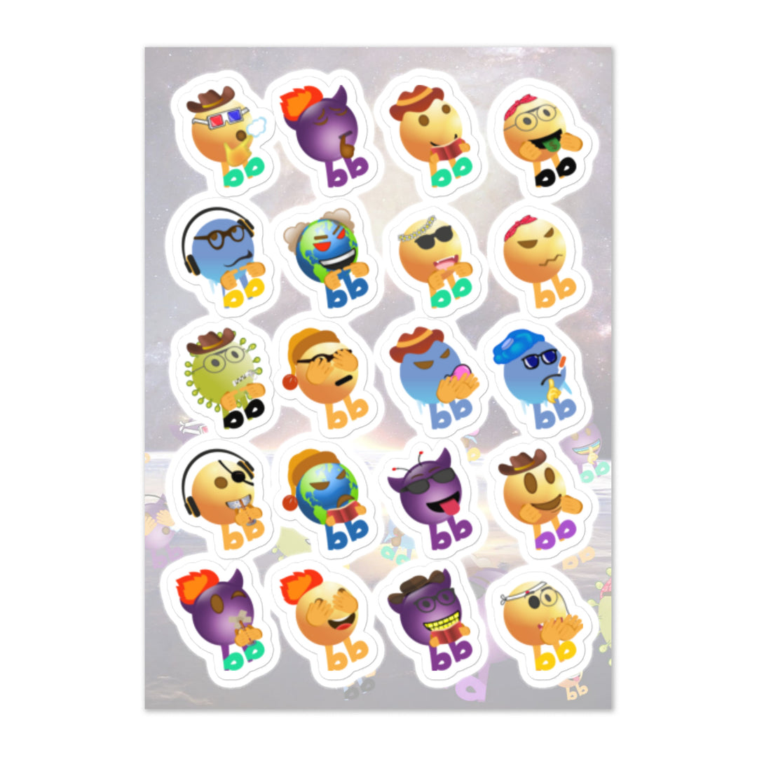 Megabb Buddy Stickers - Emojibb