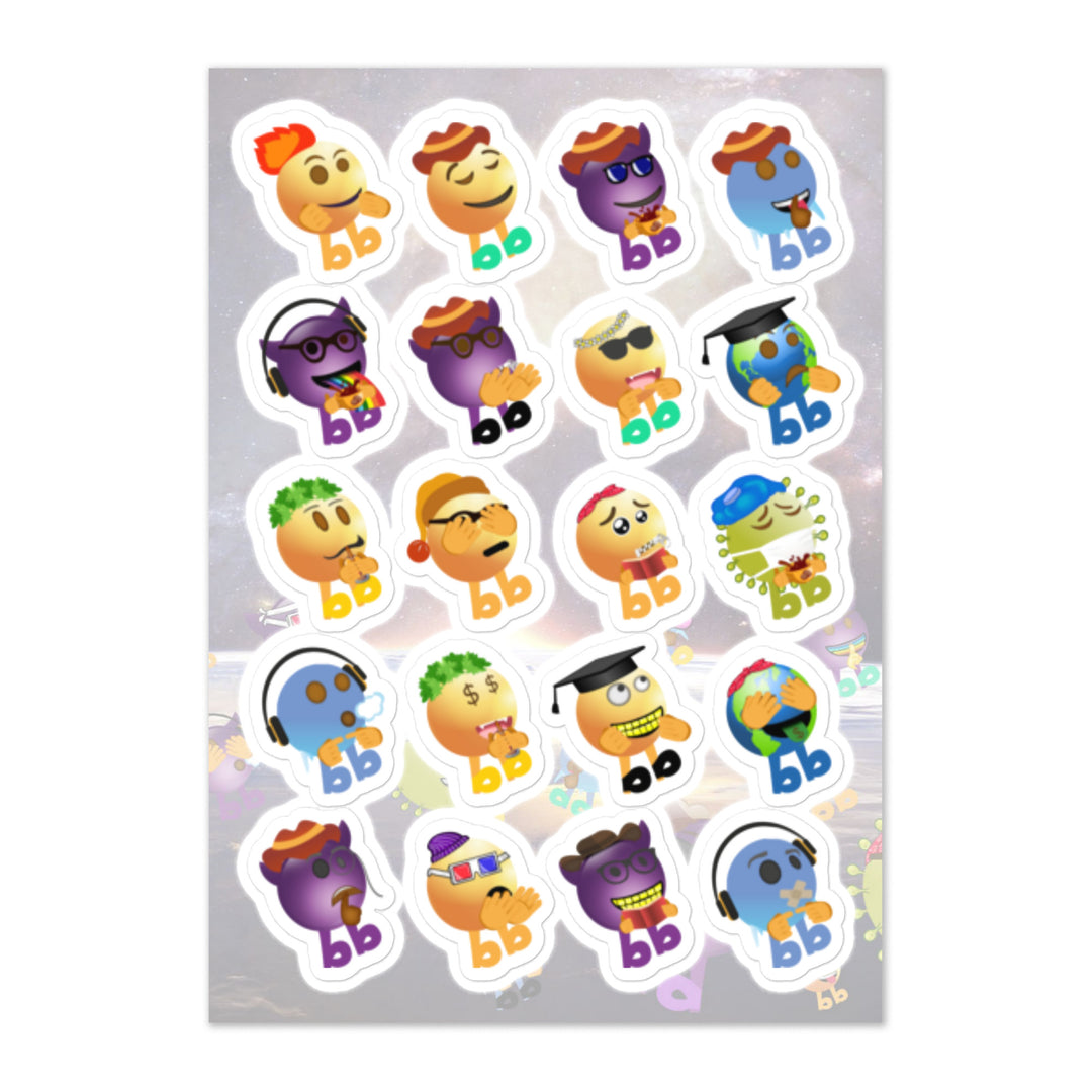 Megabb Buddy Stickers - Emojibb