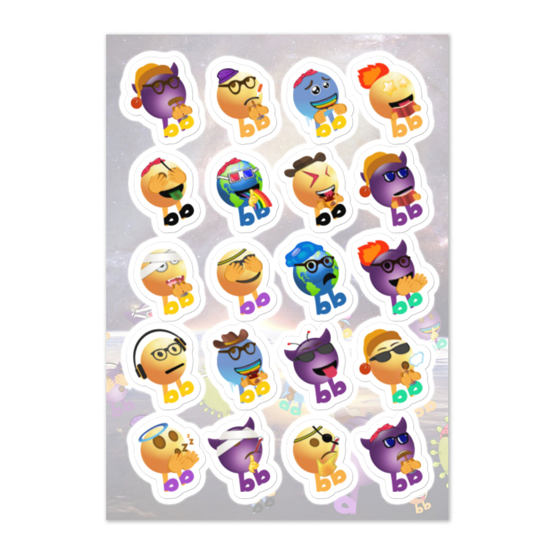 Megabb Buddy Stickers - Emojibb