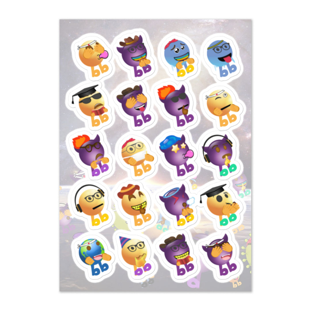 Megabb Buddy Stickers - Emojibb