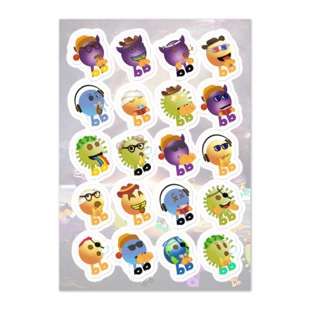 Megabb Buddy Stickers - Emojibb