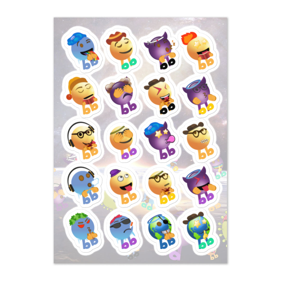 Megabb Buddy Stickers - Emojibb