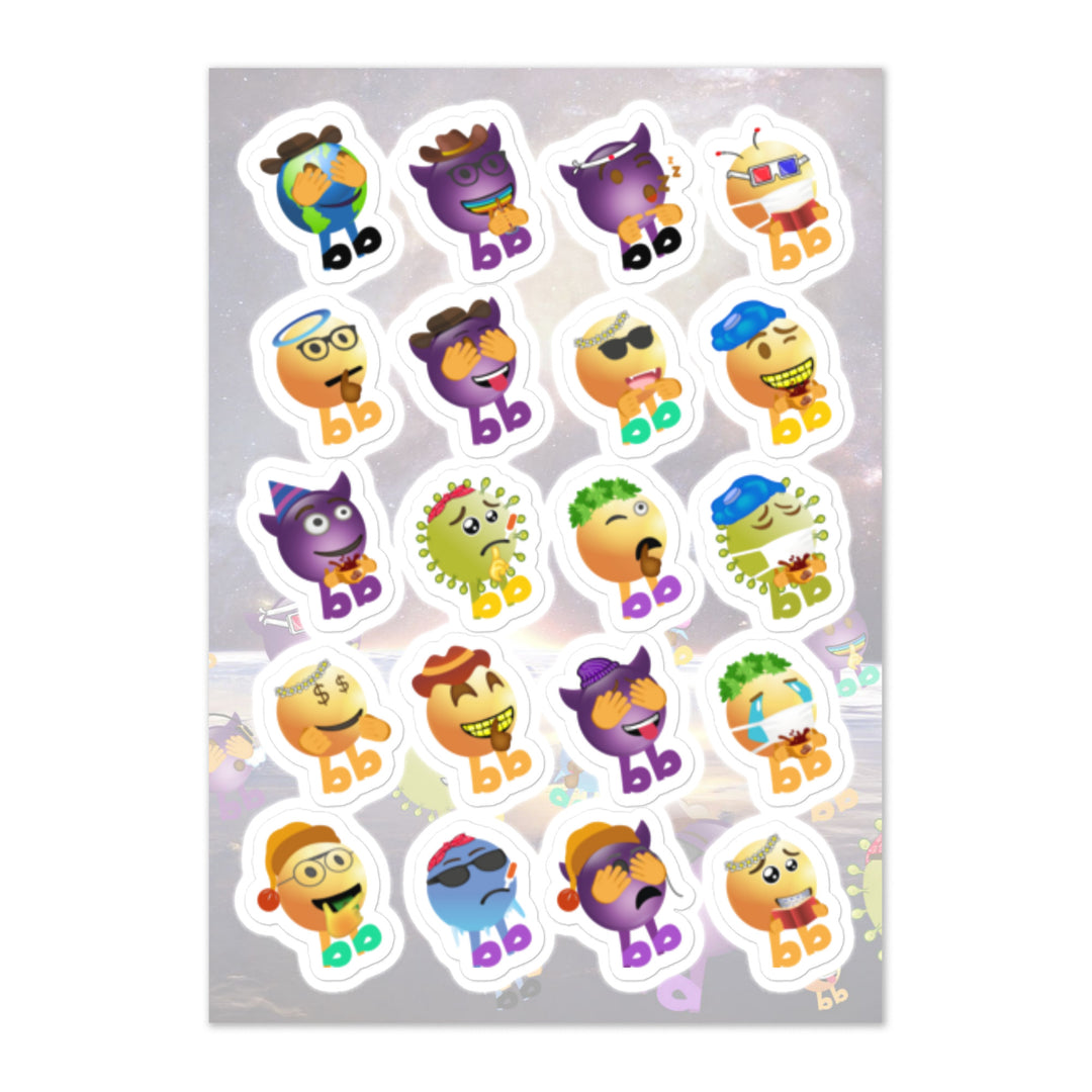 Megabb Buddy Stickers - Emojibb