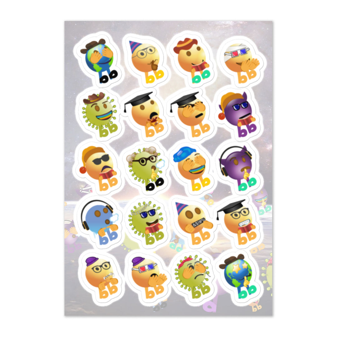 Megabb Buddy Stickers - Emojibb