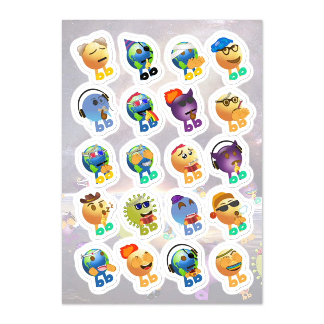 Megabb Buddy Stickers - Emojibb