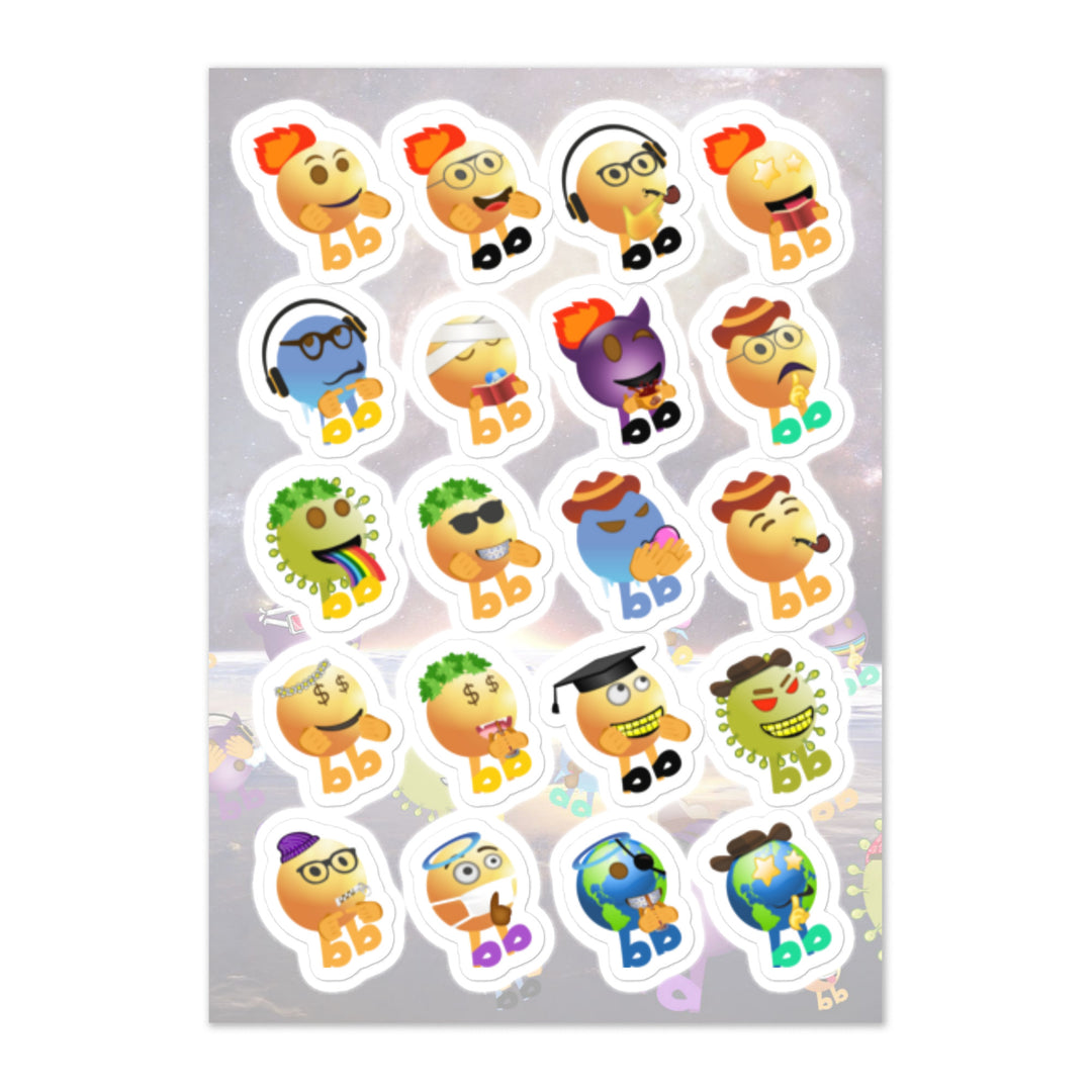 Megabb Buddy Stickers - Emojibb