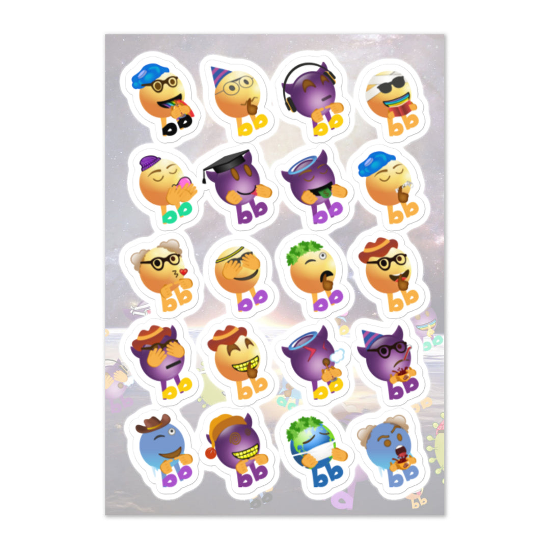 Megabb Buddy Stickers - Emojibb