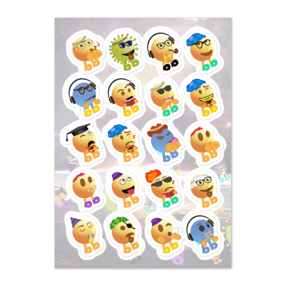 Megabb Buddy Stickers - Emojibb