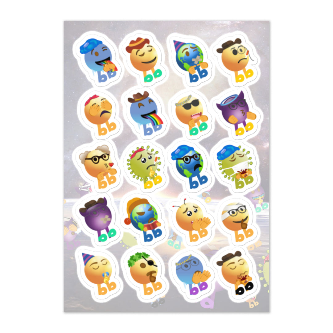 Megabb Buddy Stickers - Emojibb