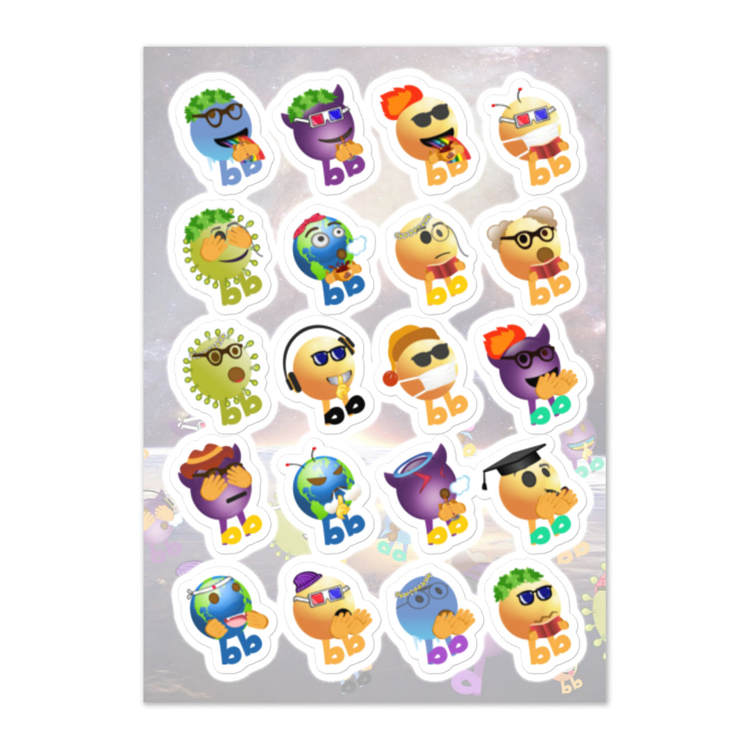 Megabb Buddy Stickers - Emojibb