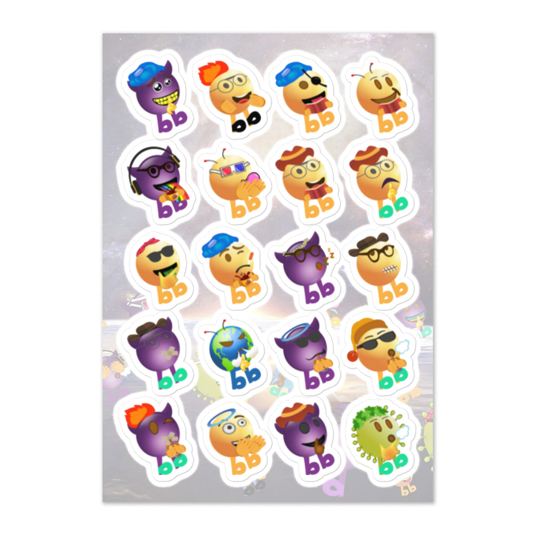 Megabb Buddy Stickers - Emojibb