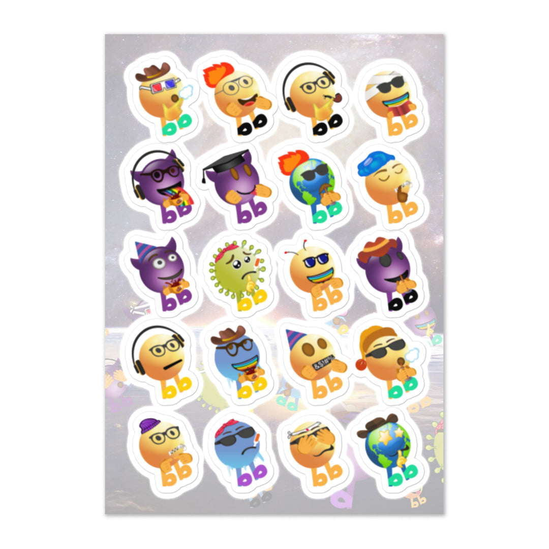 Megabb Buddy Stickers - Emojibb