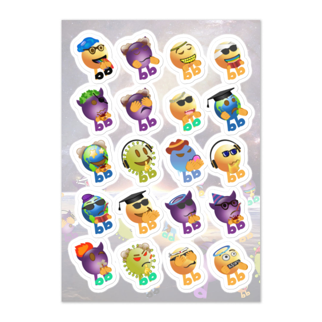 Megabb Buddy Stickers - Emojibb