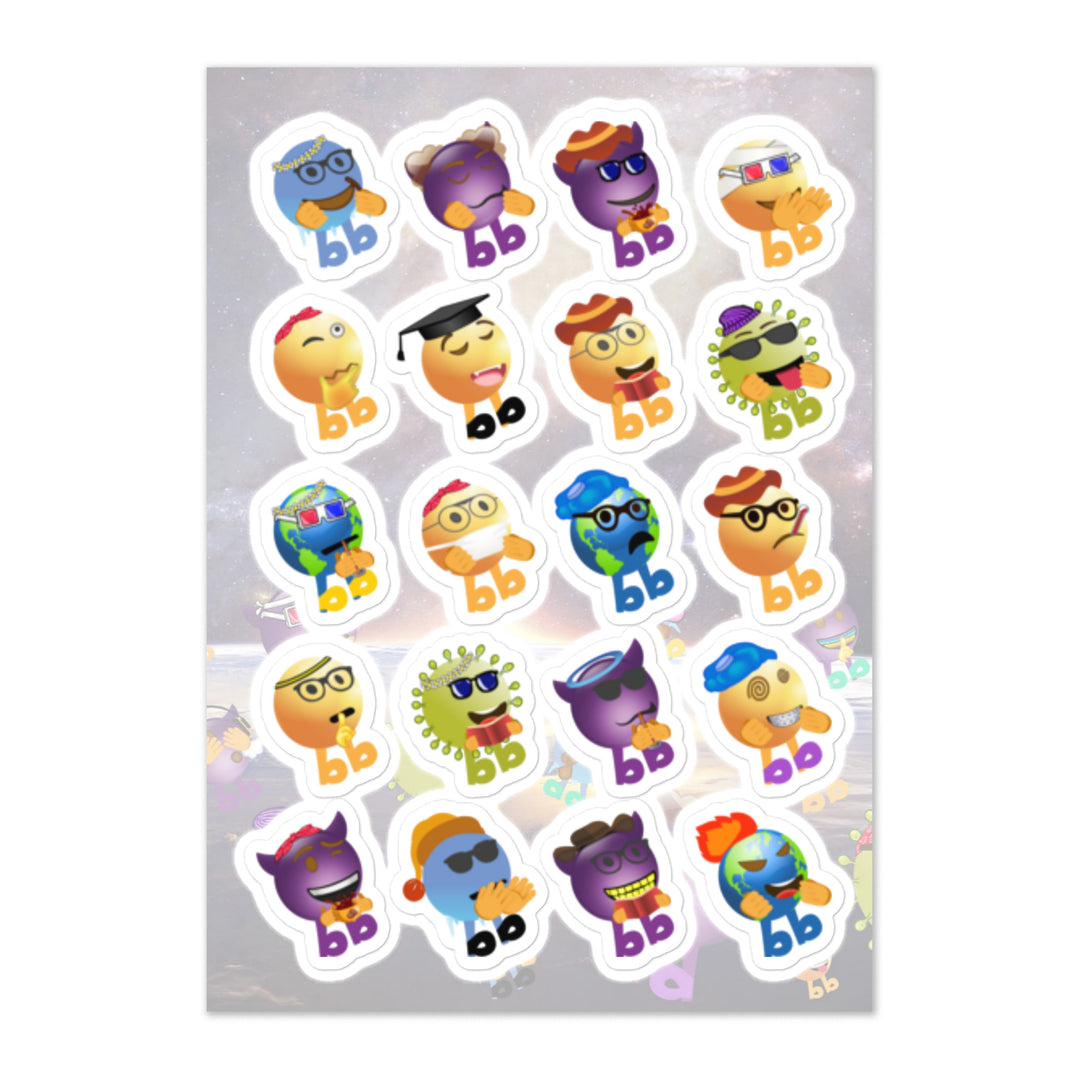 Megabb Buddy Stickers - Emojibb