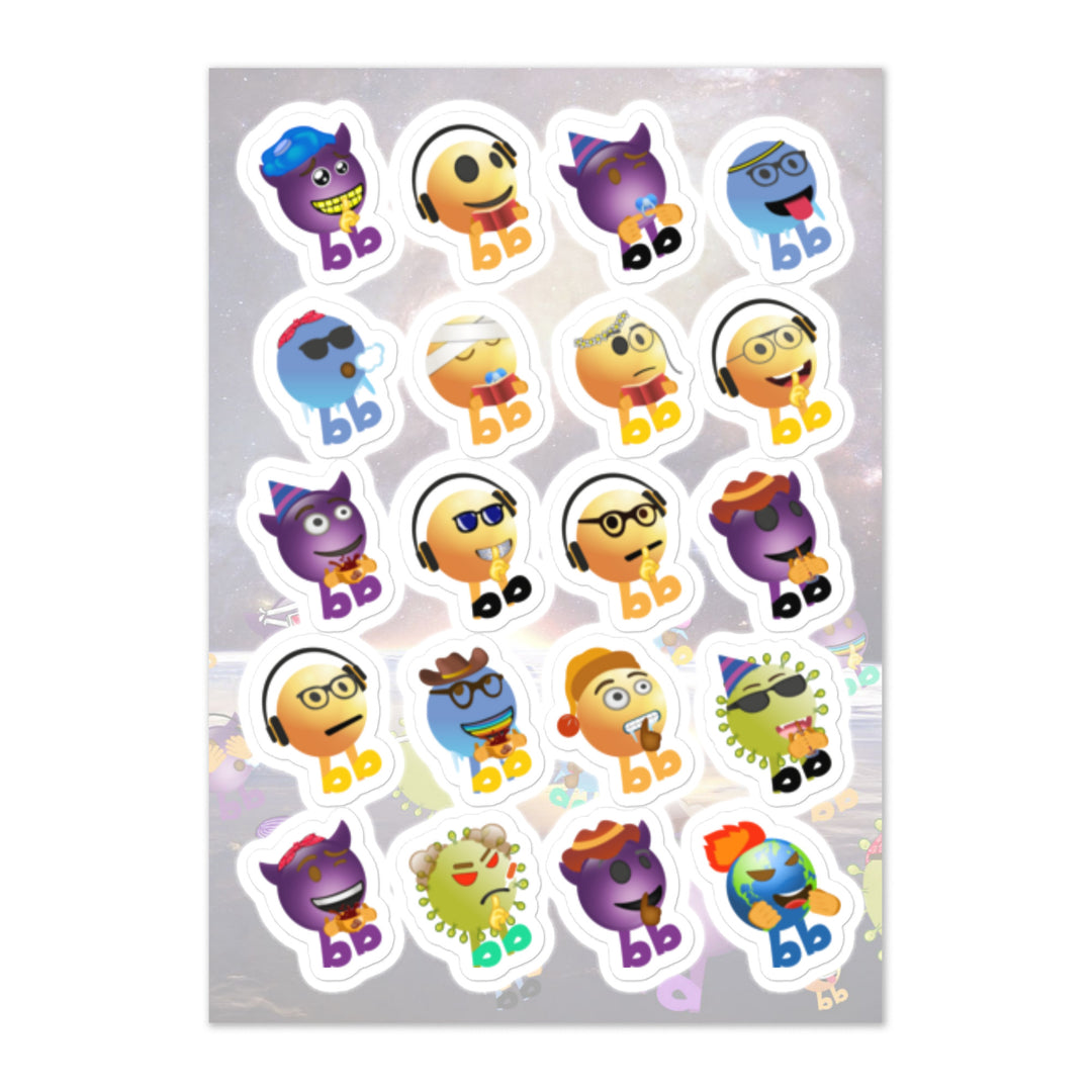 Megabb Buddy Stickers - Emojibb