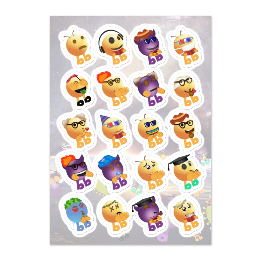 Megabb Buddy Stickers - Emojibb