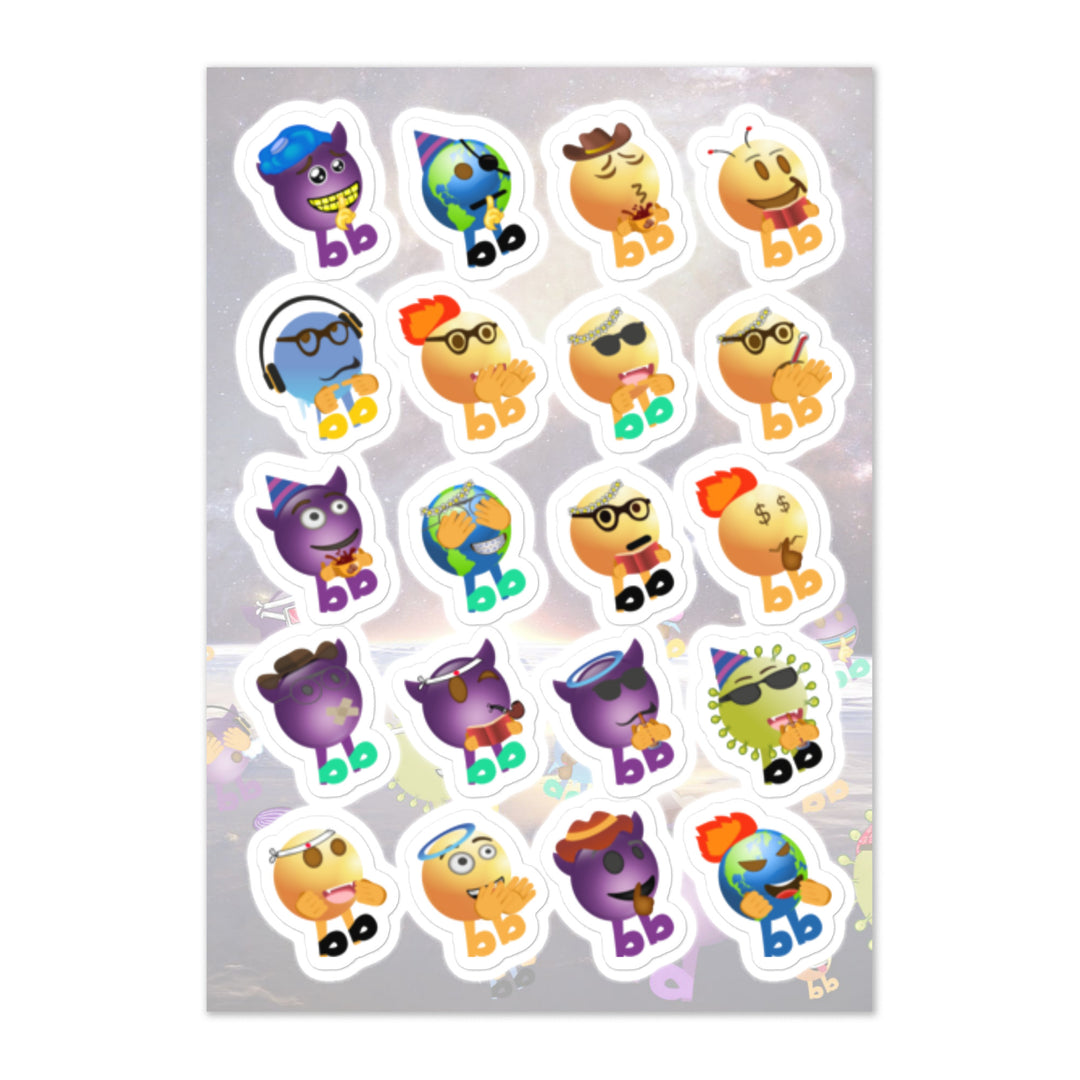 Megabb Buddy Stickers - Emojibb