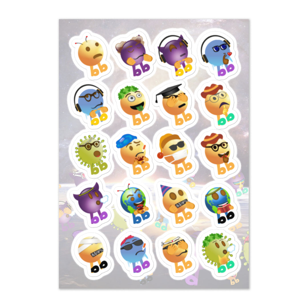 Megabb Buddy Stickers - Emojibb